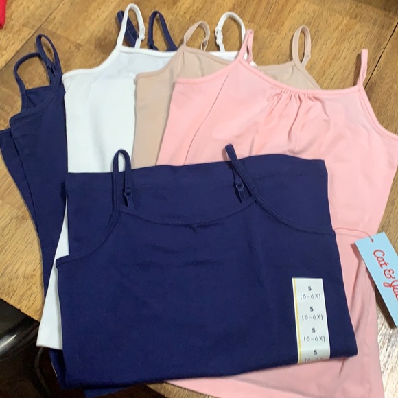 Girls cami tanks size 6/6x